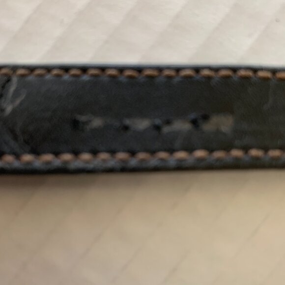 Ralph Lauren Black Leather Tote – LRL LXVII Collection with Silver Charm - Picture 16 of 17